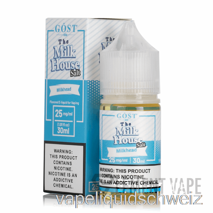 Milkhead-Salze – The Milk House – Gost Vapor – 30 Ml, 25 Mg Vape Schweiz